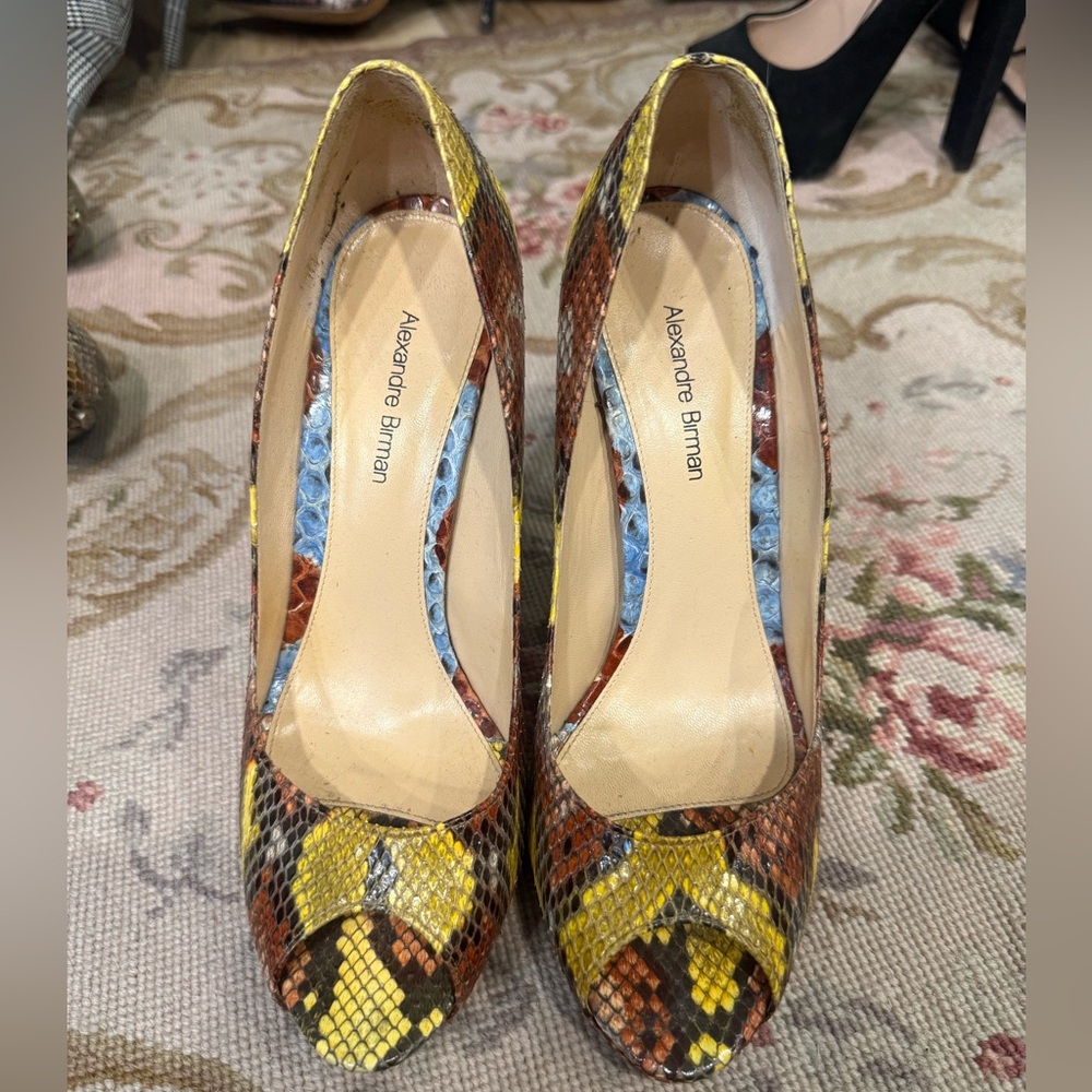 open toe heels barley worn